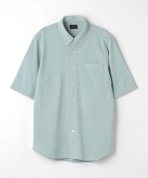 green label relaxing(グリーンレーベルリラクシング)の「S-DRY 36ゲージ ミニ ボタンダウン シャツ -吸水速乾-(シャツ/ブラウス・メンズ・ナチュラル/ライトブルー/ネイビー・S/M/XL/L)」の4枚目の写真