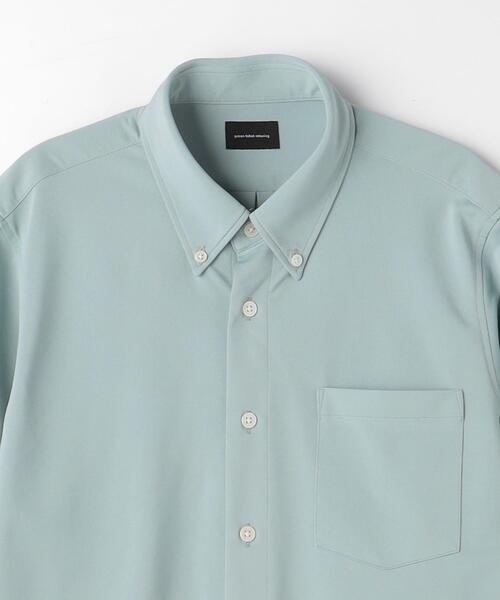 green label relaxing(グリーンレーベルリラクシング)の「S-DRY 36ゲージ ミニ ボタンダウン シャツ -吸水速乾-(シャツ/ブラウス・メンズ・ナチュラル/ライトブルー/ネイビー・S/M/XL/L)」の6枚目の写真