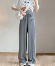 セミワイドプリーツパンツ