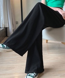 セミワイドプリーツパンツ