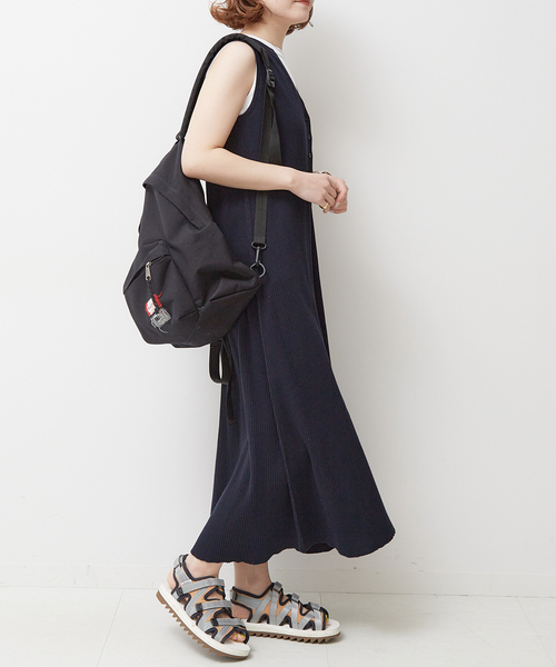 Spick & Span(スピックアンドスパン)の「≪追加≫リブニットワンピース(ワンピース・レディース・ブラック/ネイビー・FREE)」の6枚目の写真