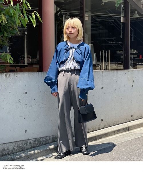 セール】【セット】デニムビスチェ付マルチウェイボレロ