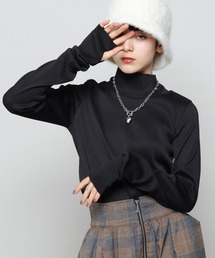 PAGEBOY | クシュソデプリーツハイネック(Tシャツ/カットソー)