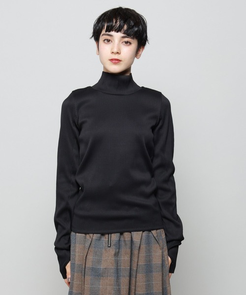 PAGEBOY（ページボーイ）の「クシュソデプリーツハイネック（Tシャツ/カットソー・レディース・ブラック/オフホワイト・FREE）」の10枚目の写真