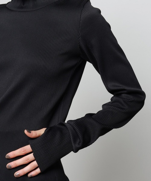 PAGEBOY（ページボーイ）の「クシュソデプリーツハイネック（Tシャツ/カットソー・レディース・ブラック/オフホワイト・FREE）」の15枚目の写真