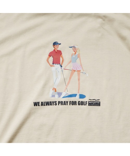 BENCH AT THE GREENE GOLF(ベンチアットザグリーンゴルフ)の「BENCH AT THE GREENE GOLF / gata グラフィック TEE(Tシャツ/カットソー・メンズ・ブラック/ホワイト/グリーン/ベージュ・MEDIUM/LARGE/X-LARGE)」の9枚目の写真