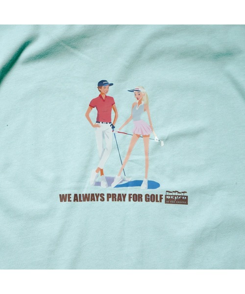BENCH AT THE GREENE GOLF(ベンチアットザグリーンゴルフ)の「BENCH AT THE GREENE GOLF / gata グラフィック TEE(Tシャツ/カットソー・メンズ・ブラック/ホワイト/グリーン/ベージュ・MEDIUM/LARGE/X-LARGE)」の11枚目の写真