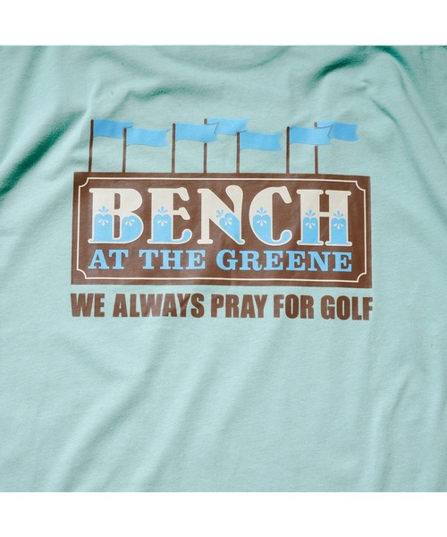 BENCH AT THE GREENE GOLF(ベンチアットザグリーンゴルフ)の「BENCH AT THE GREENE GOLF / gata グラフィック TEE(Tシャツ/カットソー・メンズ・ブラック/ホワイト/グリーン/ベージュ・MEDIUM/LARGE/X-LARGE)」の12枚目の写真