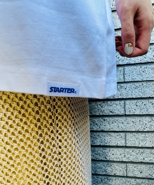STARTER BLUE LABEL(スターターブルーレーベル)の「STARTER / BIG半袖Tシャツ / STBL-1634091(Tシャツ/カットソー・レディース・グレー/ブラック/カーキ/ネイビー/モカ/ラベンダー/ホワイト/ライトグレー・MEDIUM/LARGE/XX-LARGE/SMALL/X-LARGE)」の11枚目の写真