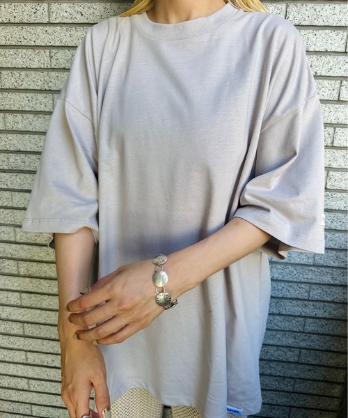 STARTER BLUE LABEL(スターターブルーレーベル)の「STARTER / BIG半袖Tシャツ / STBL-1634091(Tシャツ/カットソー・レディース・グレー/ブラック/カーキ/ネイビー/モカ/ラベンダー/ホワイト/ライトグレー・MEDIUM/LARGE/XX-LARGE/SMALL/X-LARGE)」の19枚目の写真