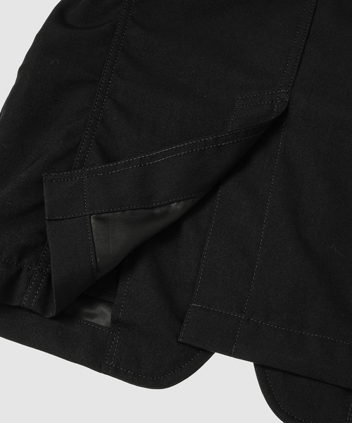 コムデギャルソン ウールギャバ シワ加工 プリーツ黒 AD1988 COMME des GARCONS/YOHJI YAMAMOTO/ISSEY MIYAKE