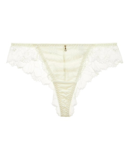 tutuanna（チュチュアンナ）の「[特盛ブラ]シャルマンノワールTバック（ショーツ・レディース・ピンク/ブラック/オフホワイト/パープル系その他/ピンク系その他/オレンジ/ネイビー/グリーン/ライトグレー/ラベンダー/ダークグリーン/グレイッシュブルー/サンドベージュ/エンジ/イエロー/コーラルピンク/クリーム/ブルー系その他/ミント/黄土色系1/ダークブルー/ダークグリーン系1/ローズ/マスタード/セージグリーン/ダークブラック/ダークパープル/グリーン系4/ピンク系その他7/サーモンピンク/グリーン系5/ホワイト×ネイビー/グリーン系6/レッド系その他6/ホワイト×ブルー/ピンク系2/ライトグリーン/グレー系3・M/L）」の2枚目の写真