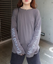 CORNERS | 【 2023AW 】袖ロゴシアーロンTEE(Tシャツ/カットソー)
