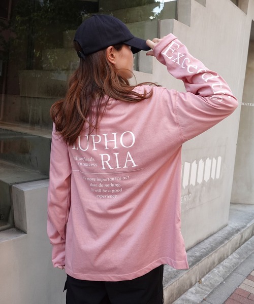 CORNERS(コーナーズ)の「袖ロゴシアーロンTEE(Tシャツ/カットソー・レディース・ホワイト/ピンク/チャコールグレー・M/FREE)」の5枚目の写真