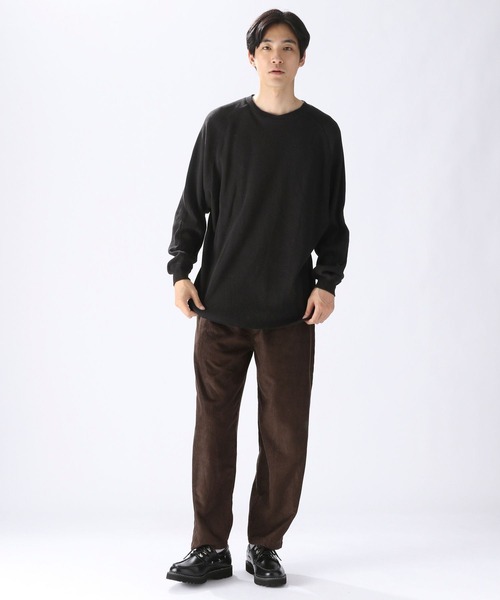 niko and...(ニコアンド)の「フリーダムロングスリーブワッフルプルオーバー(Tシャツ/カットソー・メンズ・アイボリー/パープル/ブラック・LARGE/MEDIUM)」の10枚目の写真