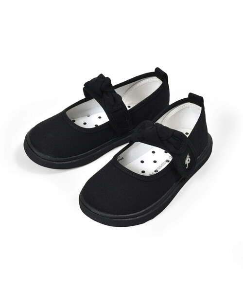 BeBe(ベベ)の「リボン付きストラップシューズ(13~19cm)(その他シューズ・キッズ・ネイビー/ブラック・13.0cm/17.0cm/19.0cm/18.0cm/15.0cm/13.5cm/14.0cm/16.0cm)」の2枚目の写真