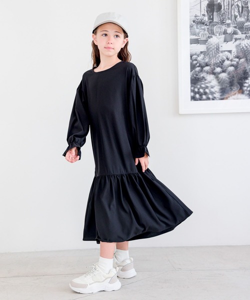 GLOBAL WORK（グローバルワーク）の「Vネックニットベストセットワンピース/704146（ワンピース・キッズ・ブラック/ホワイト・130cm/160cm/140cm/120cm/100cm/110cm/150cm）」の19枚目の写真