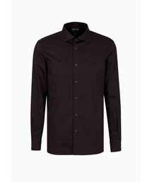 EMPORIO ARMANI | 【エンポリオ アルマーニ】Armani Sustainability Values シャツ リヨセル混紡 オールオーバー ジャカードロゴパターン(シャツ/ブラウス)