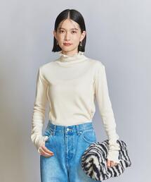 メローステッチ タートルネック カットソー