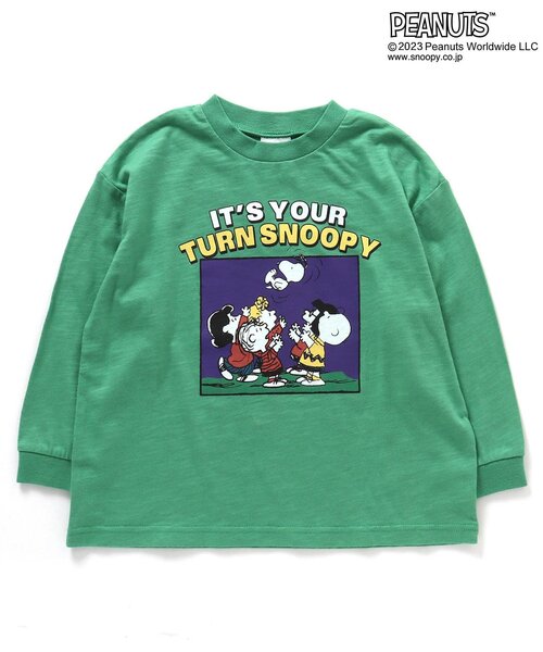 PEANUTS(ピーナッツ)の「PEANUTS コミックプリントTシャツ(Tシャツ/カットソー・キッズ・ブルー/レッド/イエロー/オフホワイト/チャコール/グリーン・120/90/100/110/80)」の20枚目の写真
