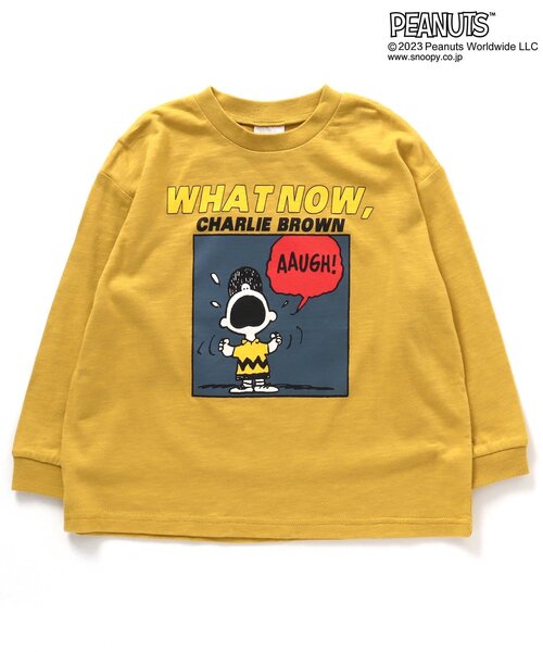 PEANUTS(ピーナッツ)の「PEANUTS コミックプリントTシャツ(Tシャツ/カットソー・キッズ・ブルー/レッド/イエロー/オフホワイト/チャコール/グリーン・120/90/100/110/80)」の22枚目の写真