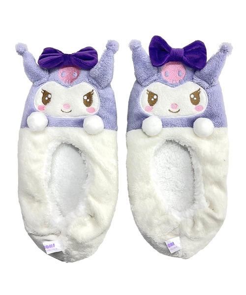 キキララ パフポフ ルームシューズ スリッパ リトルツインスターズ 熊