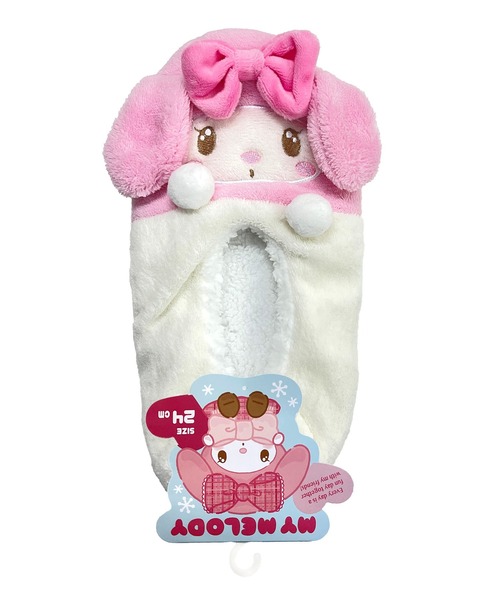 sanrio（サンリオ）の「Sanrio サンリオ 冬のあったかおめかし ハローキティ マイメロディ クロミ シナモン ルームシューズ スリッパ 19cm 20cm 24cm（ルームシューズ/スリッパ・レディース・オフホワイト/ピンク/パープル/ベージュ系その他/ブラック系その他/ピンク系その他/ブルー系その他/レッド系その他/ホワイト系1・19-20cm/24cm/19-21cm）」の17枚目の写真
