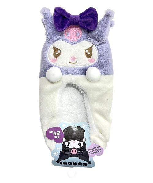 sanrio（サンリオ）の「Sanrio サンリオ 冬のあったかおめかし ハローキティ マイメロディ クロミ シナモン ルームシューズ スリッパ 19cm 20cm 24cm（ルームシューズ/スリッパ・レディース・オフホワイト/ピンク/パープル/ベージュ系その他/ブラック系その他/ピンク系その他/ブルー系その他/レッド系その他/ホワイト系1・19-20cm/24cm/19-21cm）」の21枚目の写真