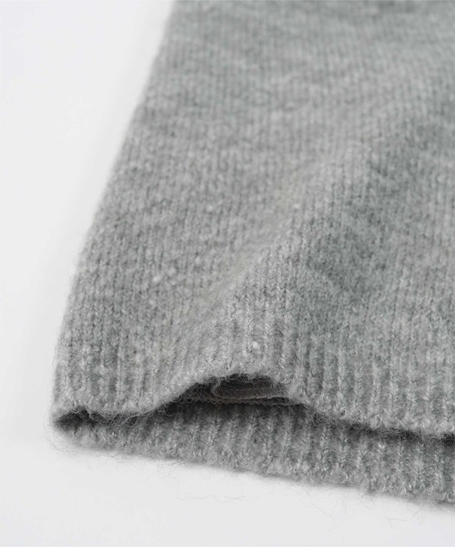 miette（ミエット）の「ウール混モヘアタッチニットショートパンツ（その他パンツ・レディース・グレー/アイボリー/ブラック・FREE）」の13枚目の写真