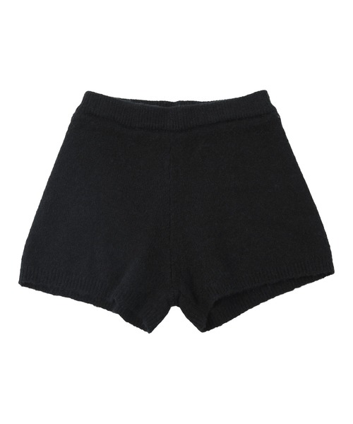 miette（ミエット）の「ウール混モヘアタッチニットショートパンツ（その他パンツ・レディース・グレー/アイボリー/ブラック・FREE）」の18枚目の写真