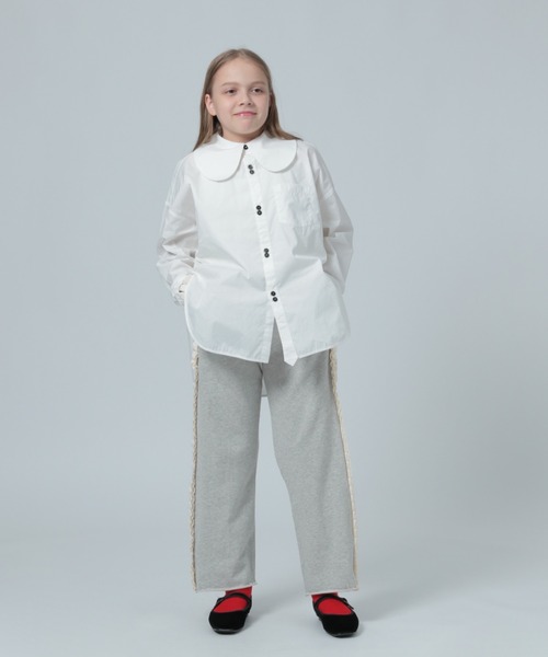 LOWRYS FARM（ローリーズファーム）の「サイドフリルカットパンツ　 981562（スウェットパンツ・キッズ・ブラック/グレー・150cm/160cm）」の10枚目の写真