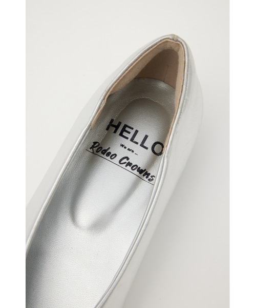 RODEO CROWNS WIDE BOWL（ロデオクラウンズワイドボウル）の「シャイニーフラットパンプス（パンプス・レディース・シルバー/ゴールド・LARGE/MEDIUM/SMALL）」の13枚目の写真