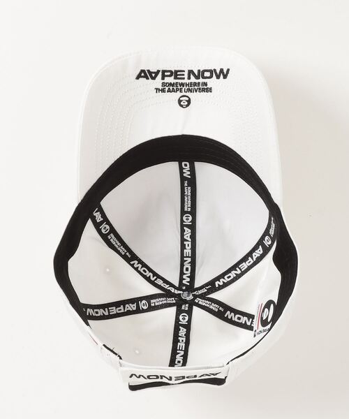 AAPE BY A BATHING APE（エーエイプバイアベイシングエイプ）の「AAPE NOW CAP（キャップ・メンズ・ライトブルー/ホワイト/ブラック・FREE）」の8枚目の写真
