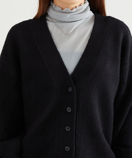 acro（アクロ）の「Vネックニットドルマンカーディガン/AC3828（カーディガン/ボレロ・レディース・ピンク/アイボリー/ブラック/ブラウン・ﾌﾘ-）」の19枚目の写真