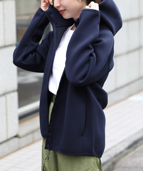 United Athle(ユナイテッドアスレ)の「【United Athle】9.4オンス T/R ダンボールニット フルジップパーカー ジップアップフーディー ※2211(パーカー・メンズ・ブラック/ネイビー/ヘザーグレー・S/XL/L/M)」の4枚目の写真