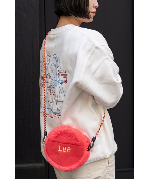 Lee(リー)の「【 Lee / リー 】 ボア ラウンド ショルダー ミニ バッグ ポーチ LA0619 POUCH EDW(ショルダーバッグ・レディース・ピンク/アイボリー/ブラック/その他2/その他3/その他4/その他1・FREE)」の3枚目の写真