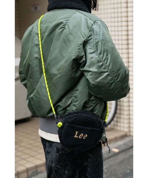 Lee(リー)の「【 Lee / リー 】 ボア ラウンド ショルダー ミニ バッグ ポーチ LA0619 POUCH EDW(ショルダーバッグ・レディース・ピンク/アイボリー/ブラック/その他2/その他3/その他4/その他1・FREE)」の1枚目の写真