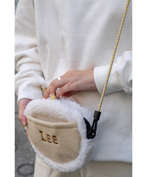 Lee(リー)の「【 Lee / リー 】 ボア ラウンド ショルダー ミニ バッグ ポーチ LA0619 POUCH EDW(ショルダーバッグ・レディース・ピンク/アイボリー/ブラック/その他2/その他3/その他4/その他1・FREE)」の12枚目の写真