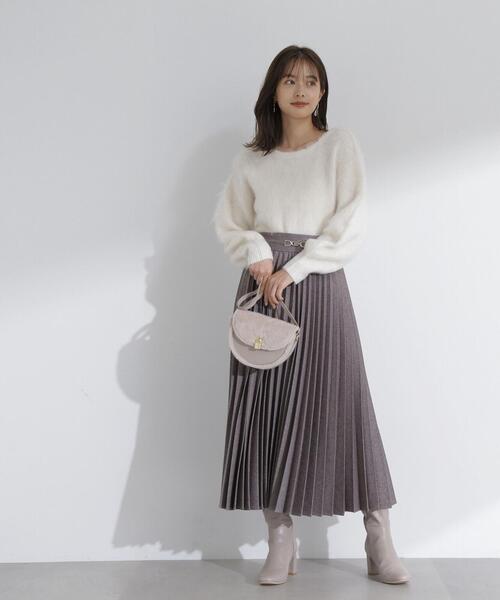 PROPORTION BODY DRESSING（プロポーションボディドレッシング）の「バックレースブラッシュニット / 1213270040（ニット/セーター・レディース・ネイビー/ホワイト系その他/グレー・FREE）」の22枚目の写真