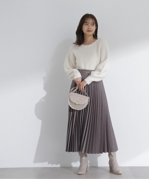 PROPORTION BODY DRESSING（プロポーションボディドレッシング）の「バックレースブラッシュニット / 1213270040（ニット/セーター・レディース・ネイビー/ホワイト系その他/グレー・FREE）」の15枚目の写真