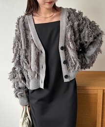 CAPRICIEUX LE'MAGE | ジャガードフリンジカーディガン(カーディガン/ボレロ)