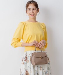 【前後着用可】BOREROタックプルオーバー ニット