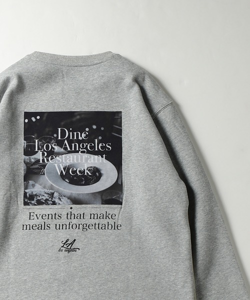 RATTLE TRAP（ラトルトラップ）の「フォトグラフ裏毛スウェット（Tシャツ/カットソー・メンズ・ホワイト/グレー・S/M/L/LL）」の2枚目の写真