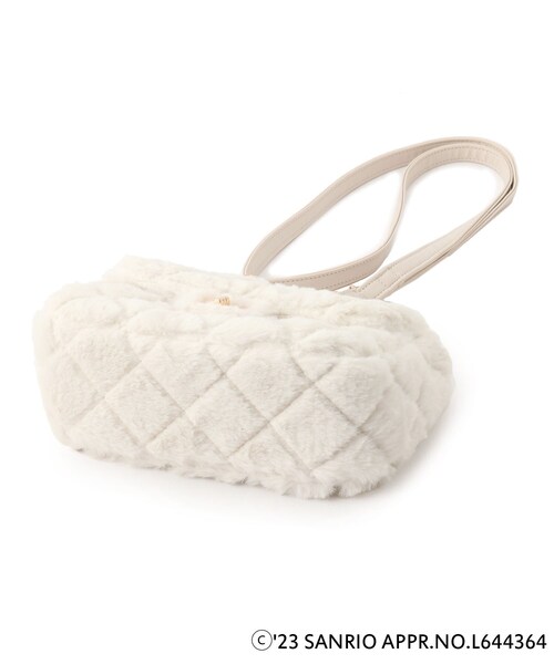 grove(グローブ)の「◆【ハローキティ】キルトフラップフェイクファーショルダー(ショルダーバッグ・レディース・アイボリー・00)」の5枚目の写真