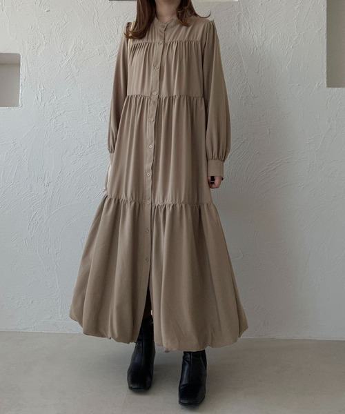 apres jour clair(アプレジュールクレア)の「【apres jour clair】バルーンティアードワンピ【ZOZOTOWN限定アイテム】(ワンピース・レディース・オフホワイト/グレイッシュベージュ/ブラック・フリー/X-LARGE)」の20枚目の写真