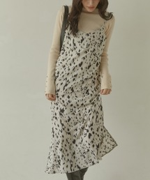 Mix pattern cami ワンピース