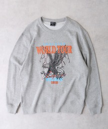 MODISH GAZE WORLD TOUR バンド風デザイン 裏毛スウェット