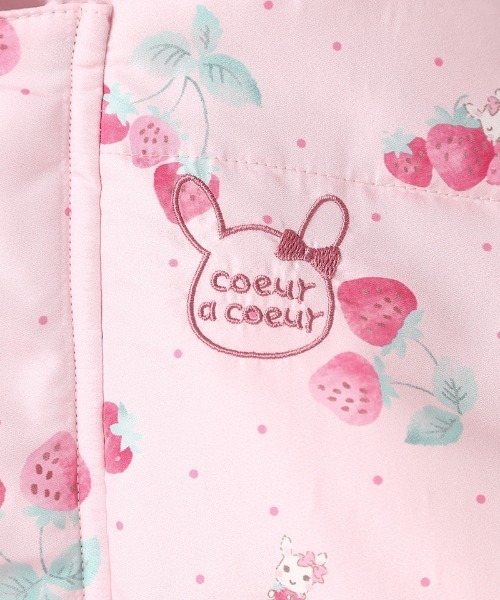 coeur a coeur うさ耳ジャンプスーツ（おくるみ）｜coeur a coeur（クーラクール）