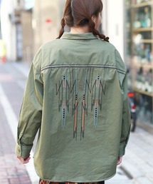 チチカカ | 綿ツイルチマヨ刺繍シャツ(シャツ/ブラウス)