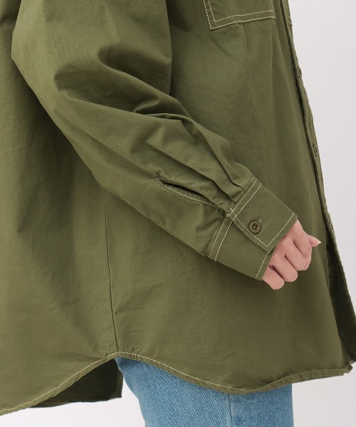 チチカカ（チチカカ）の「綿ツイルチマヨ刺繍シャツ（シャツ/ブラウス・レディース・ベージュ/カーキ・FREE）」の17枚目の写真